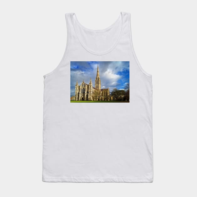 Salisbury Cathedral Tank Top by galpinimages